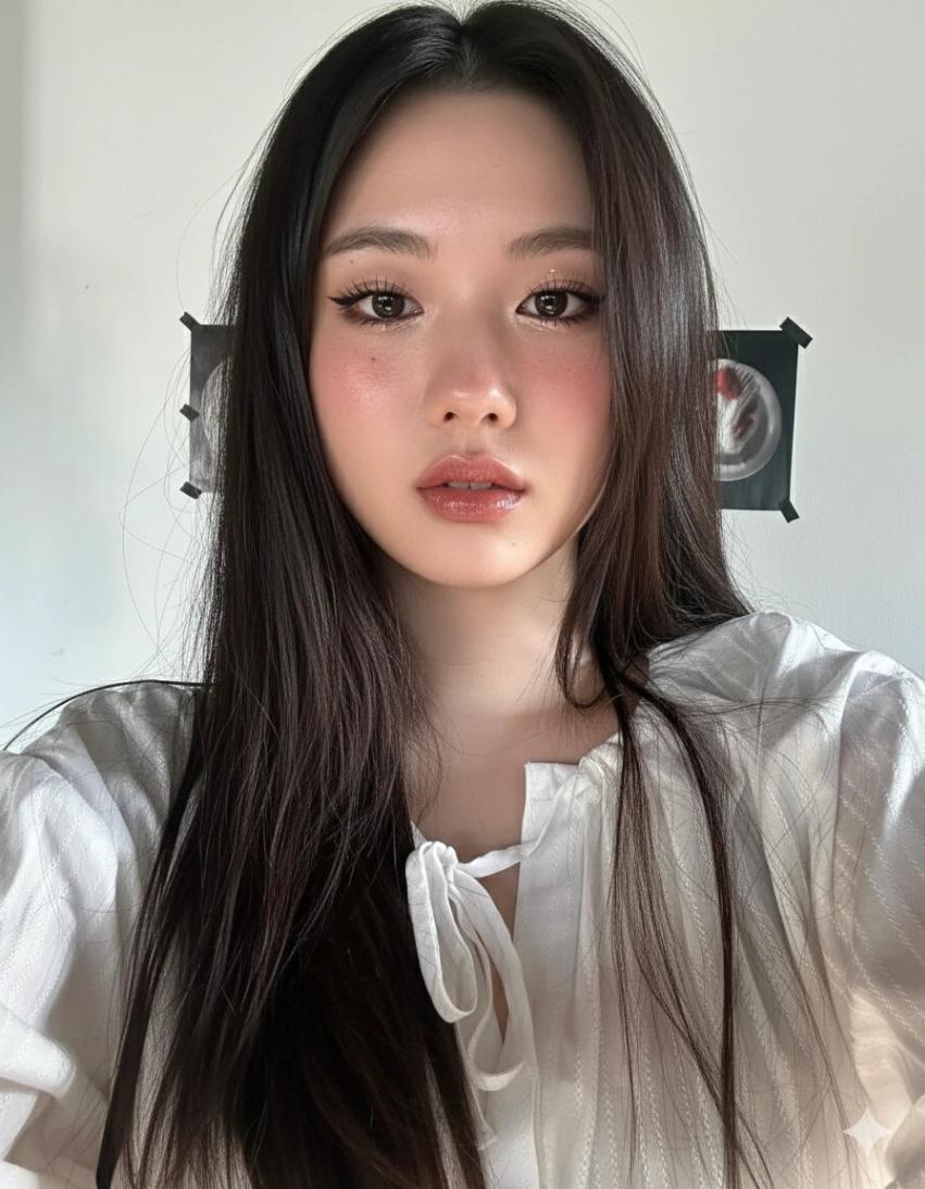 K-pop Stage Makeup Makeover AI generated image example