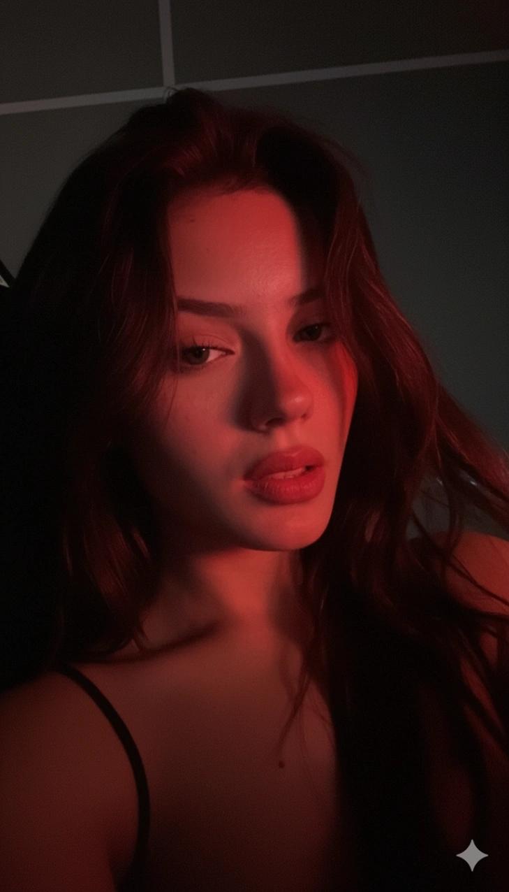 Red Aesthetic Lighting Effect AI generated image example