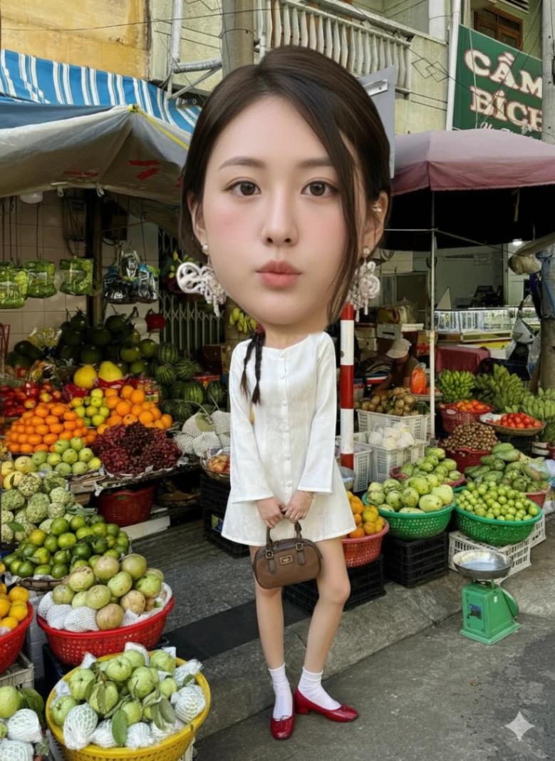 Oversized Head AI generated image example