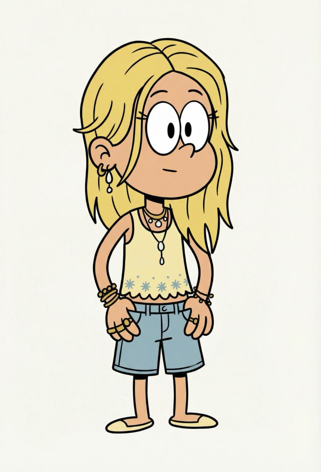 The Loud House Cartoon Character Transformation AI generated image example