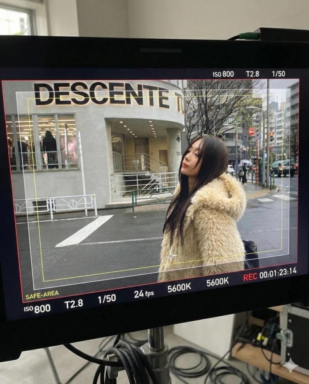 Behind The Scenes (Film or TV Production Monitor) Consistent Scene AI generated image example