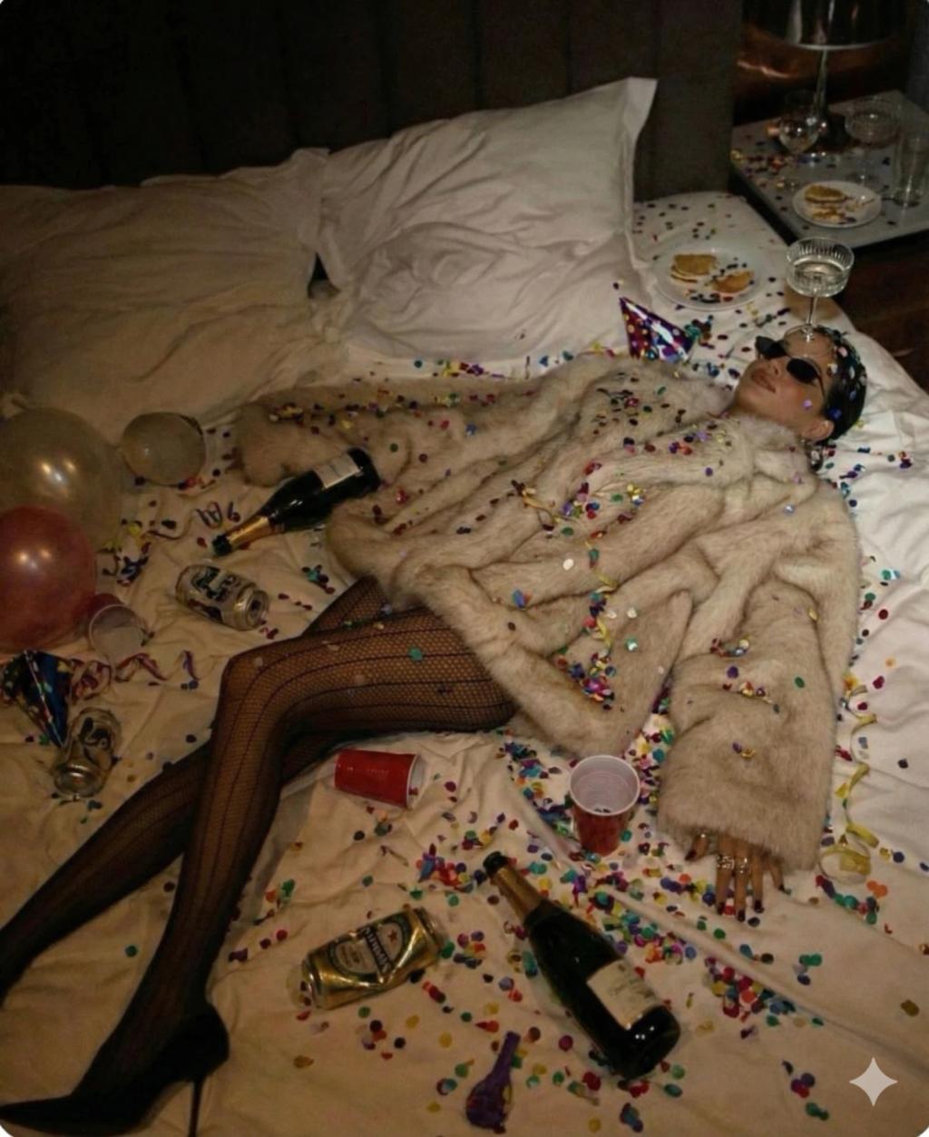 Party Aftermath AI generated image example