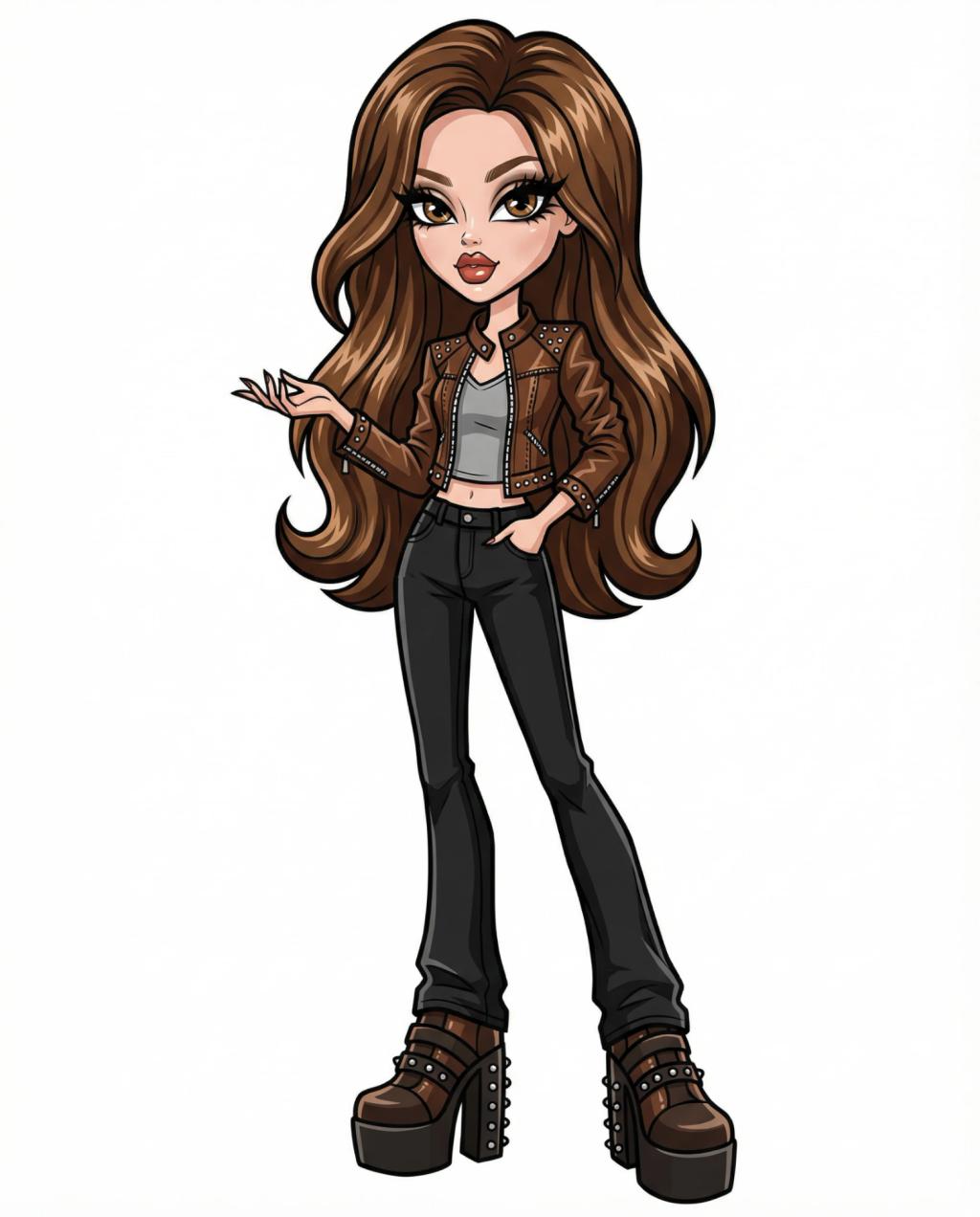 Monster High Cartoon Character Transformation AI generated image example