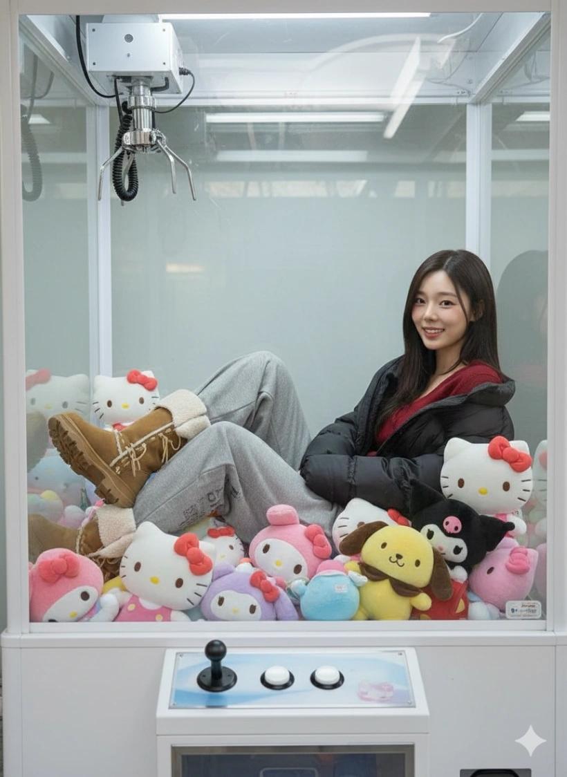 Inside The Toy Vending Machine AI generated image example