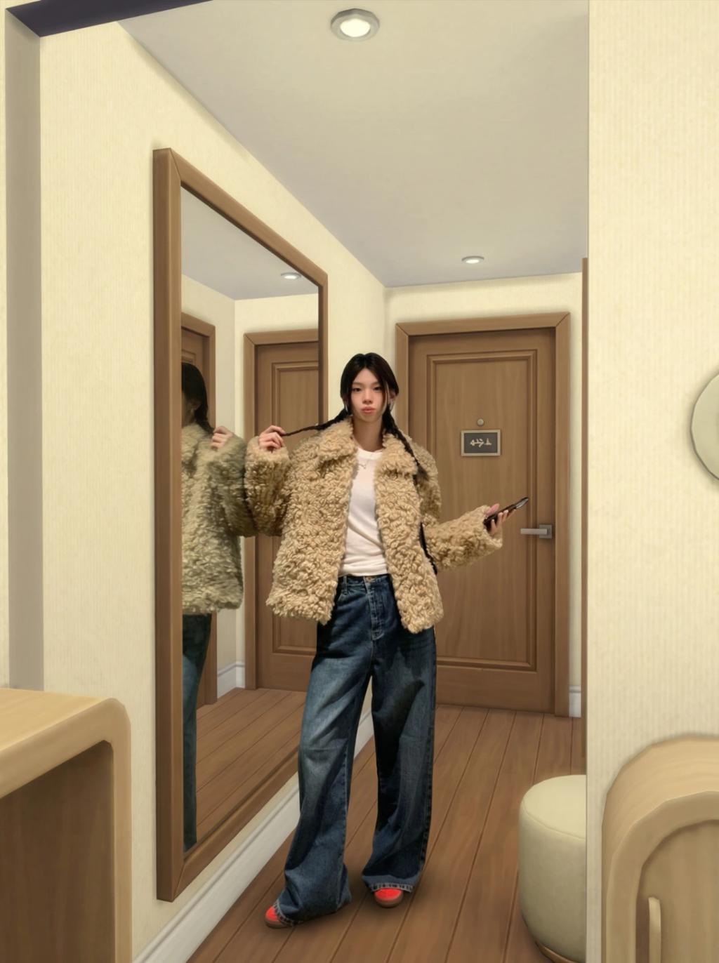 The Sims Surroundings AI generated image example