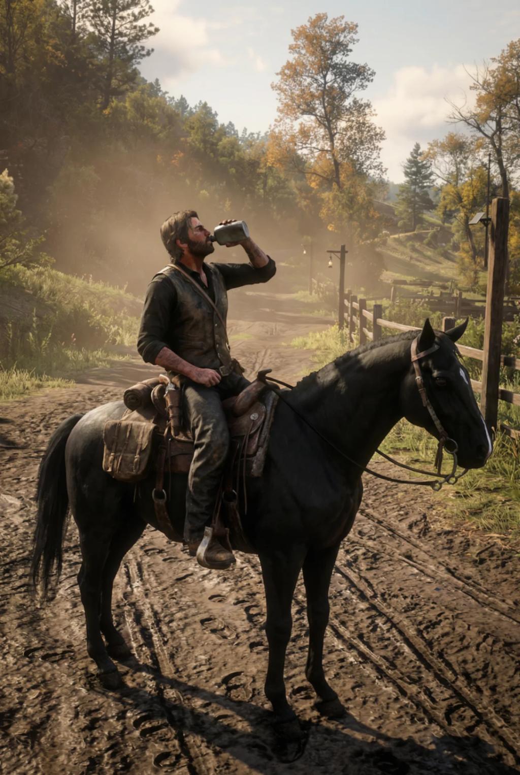 Red Dead Redemption 2 RAGE Engine (1899 era) AI generated image example