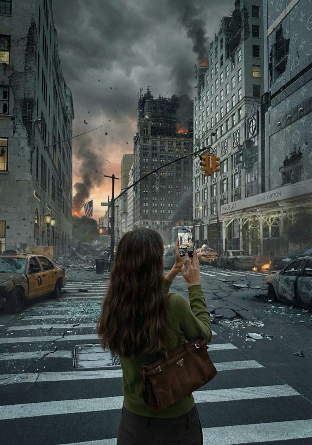 End of the World Surroundings Transformation AI generated image example