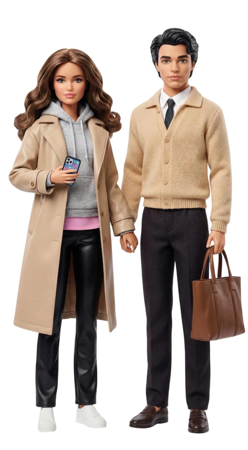 Couple Barbie Doll (Ken & Barbie) Transformation AI generated image example