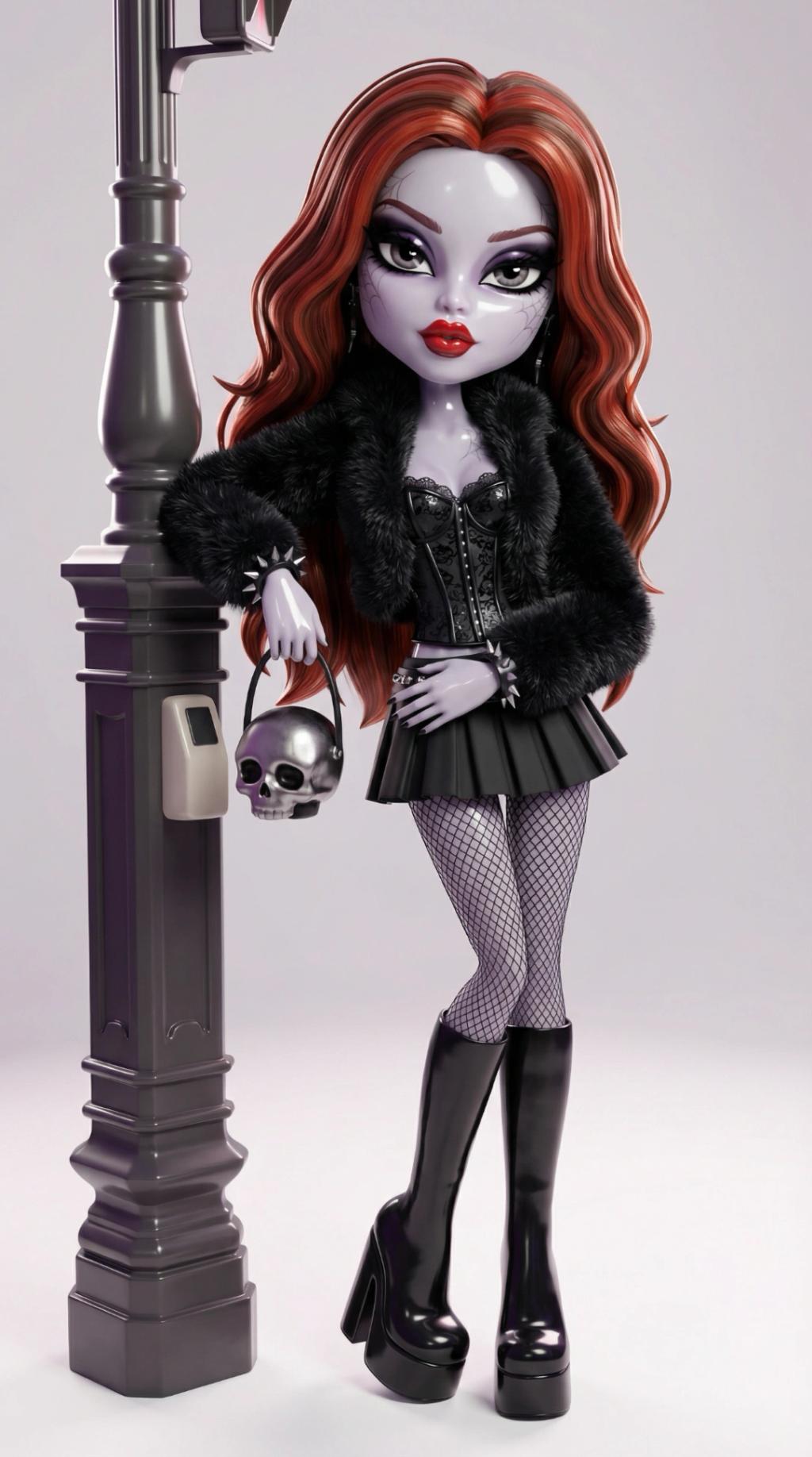 Monster High Doll Transformation AI generated image example