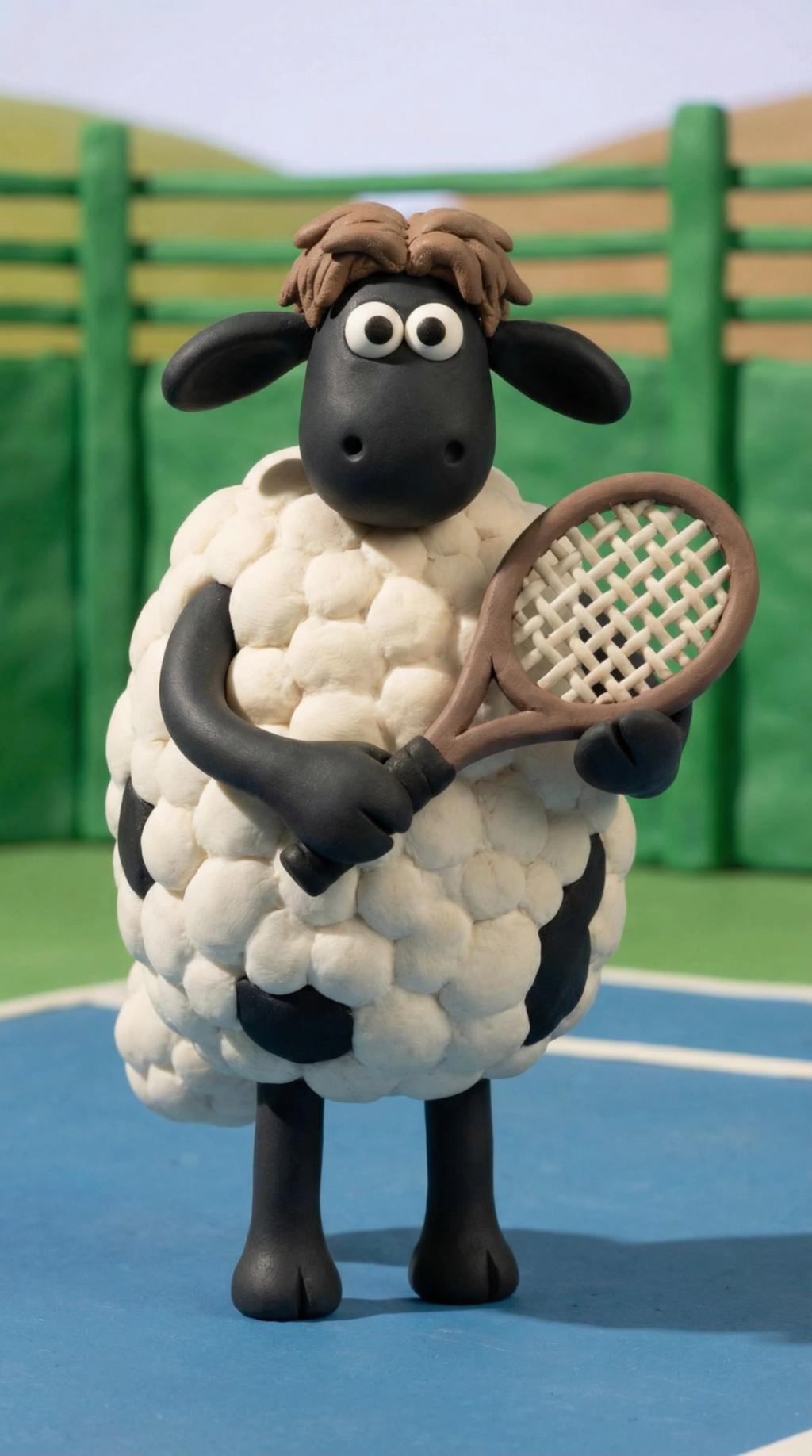 Shaun the Sheep (Sheep) Character Transformation AI generated image example