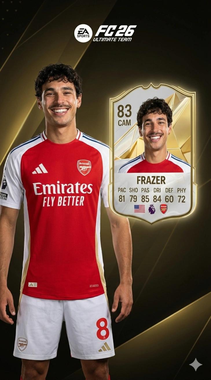 EA FC 26 Ultimate Team Player Card Reveal AI generated image example