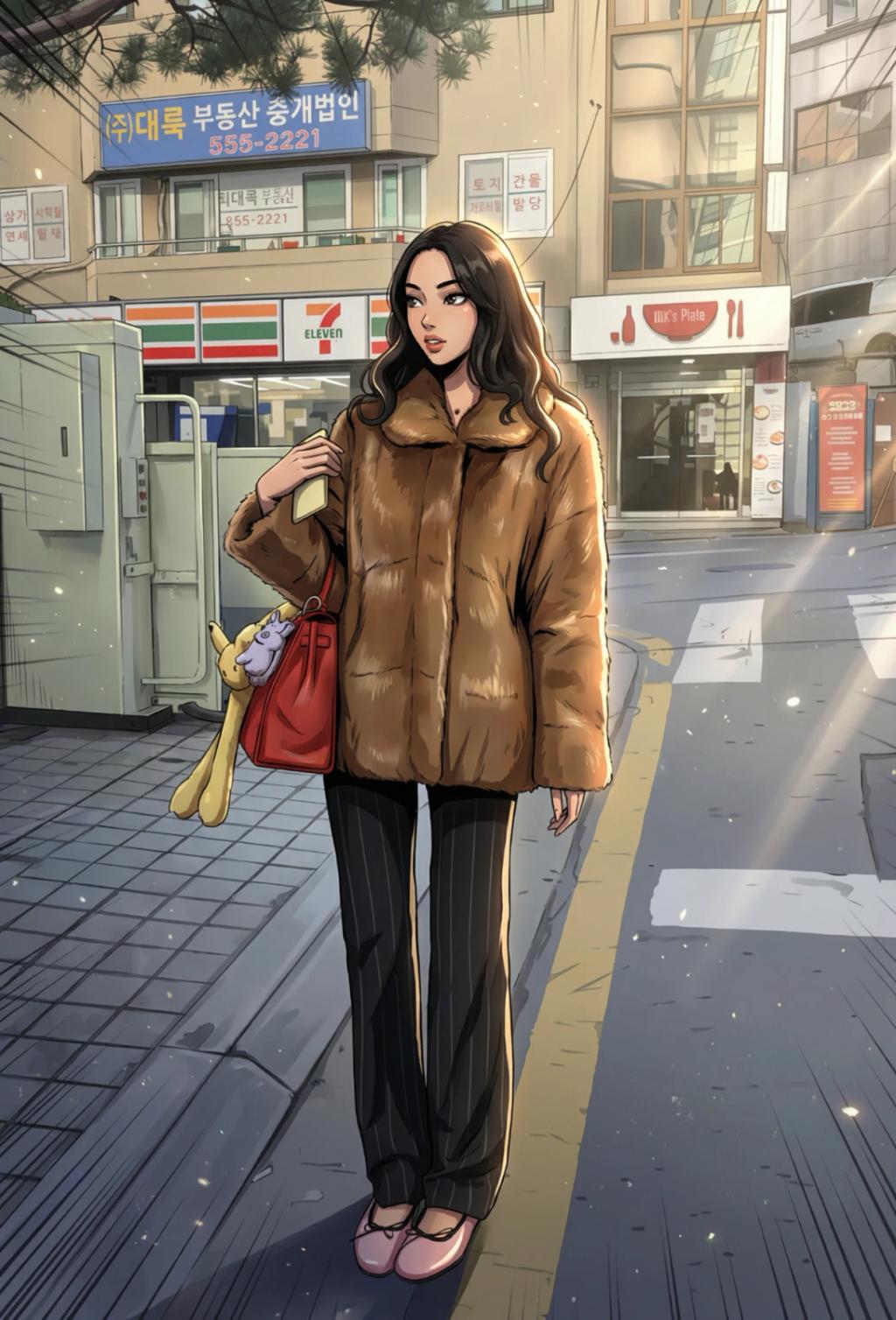 Anime Protagonist Cinematic Illustration Transformation AI generated image example