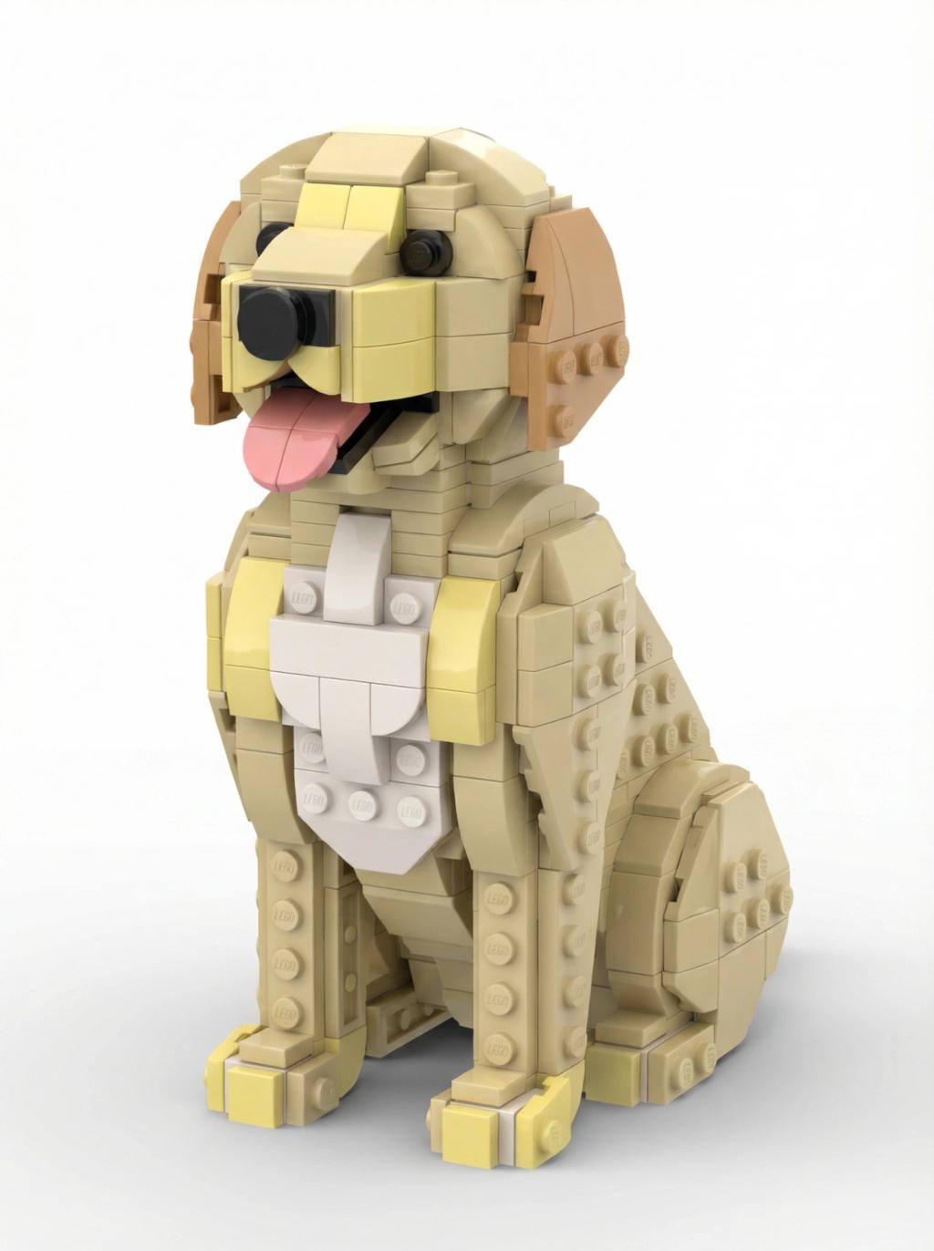 LEGO Pet Transformation AI generated image example