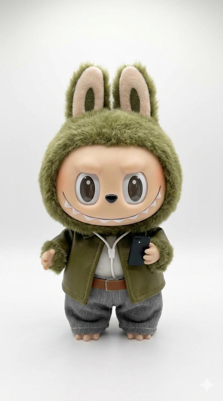 Labubu Collectible Figure Transformation AI generated image example