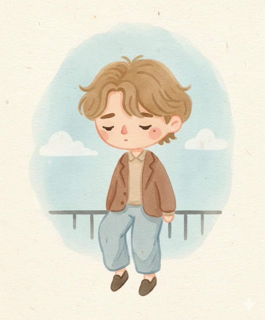 Hirono Style Watercolor Storybook Illustration AI generated image example