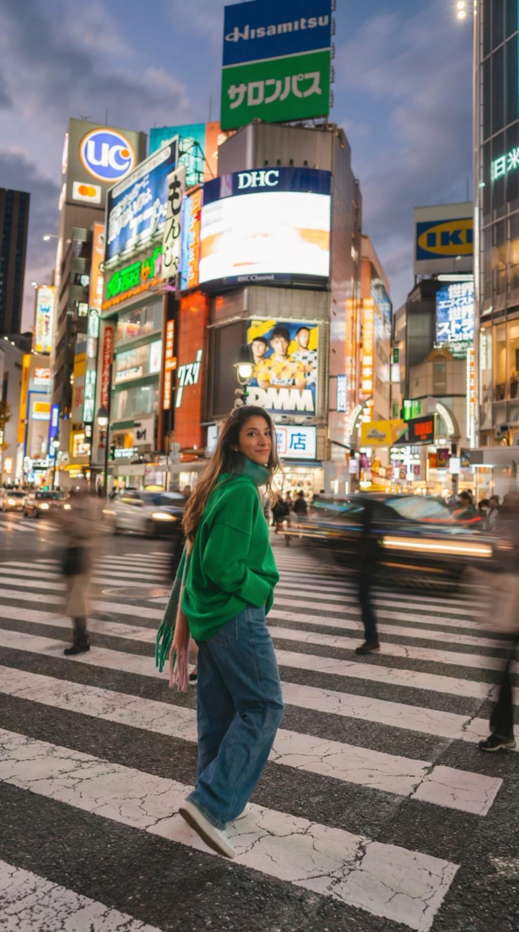 Long Exposure Effect AI generated image example