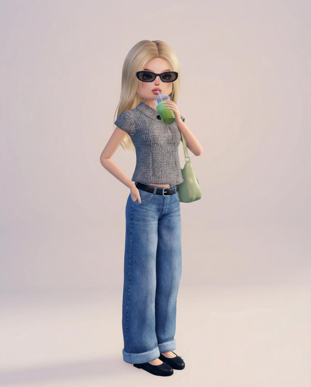 Roblox Dress to Impress (DTI) Style Avatar Transformation AI generated image example