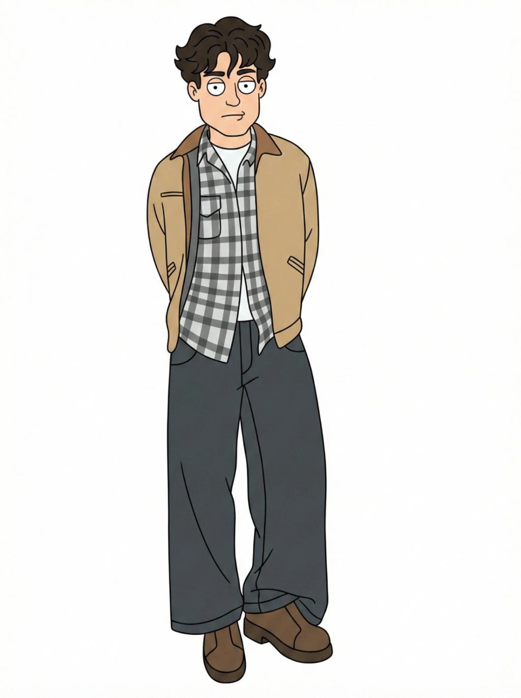 American Dad! Cartoon Character Transformation AI generated image example