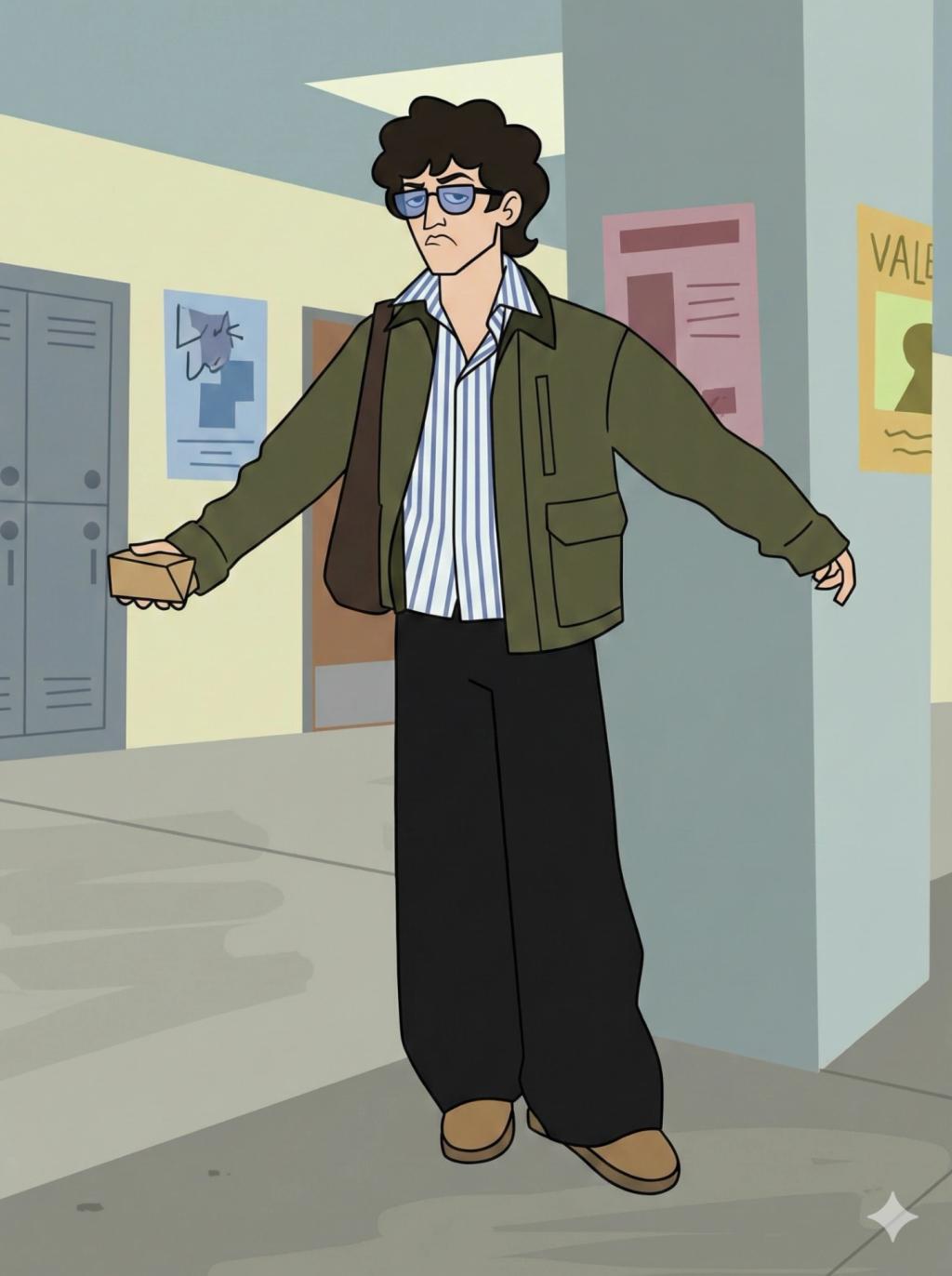 Clone High Animated Sitcom Cartoon Character Transformation AI generated image example