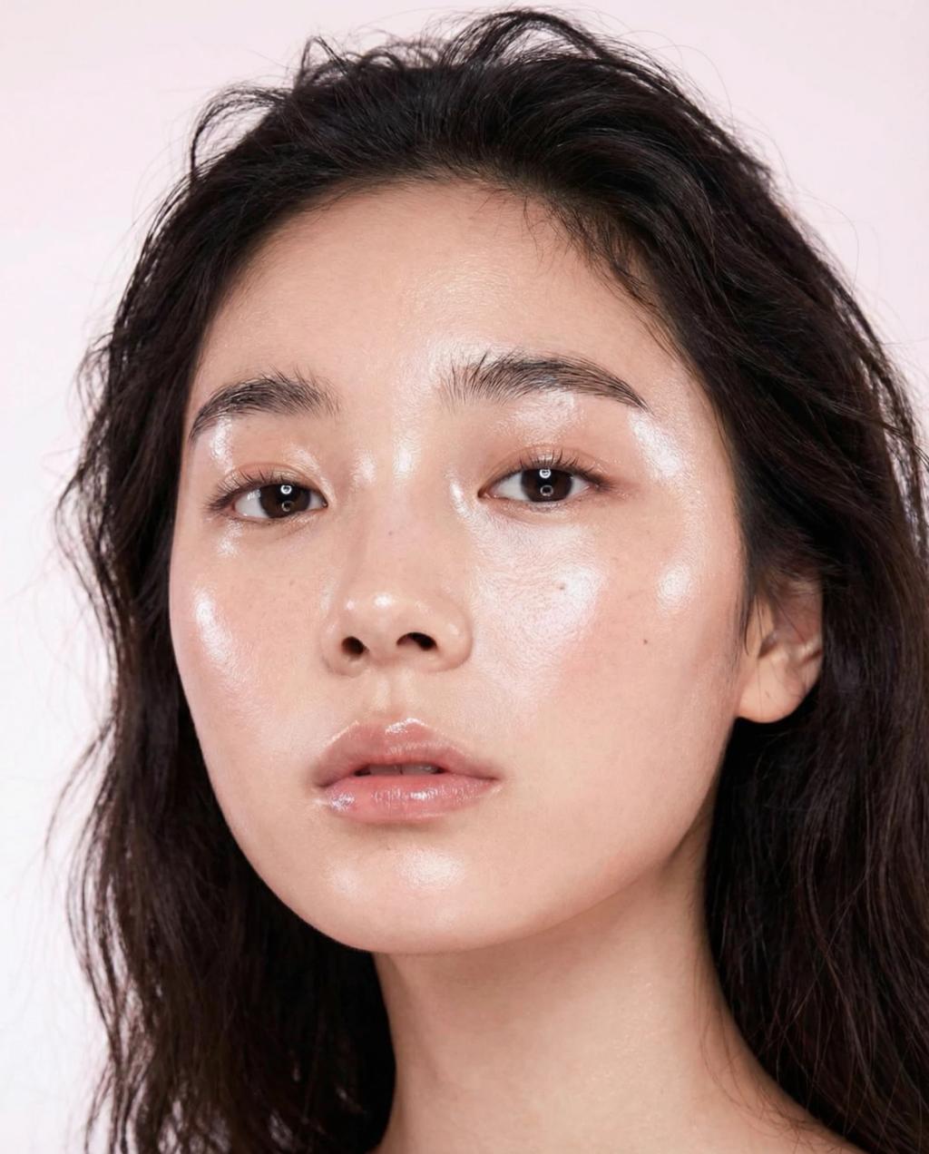 Glass Skin K-Beauty Editorial AI generated image example