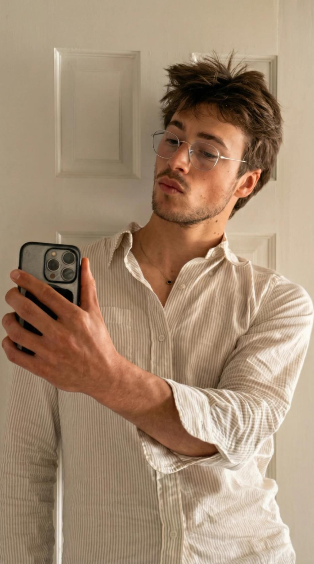 Dating App Profile Photo Enhancement AI generated image example