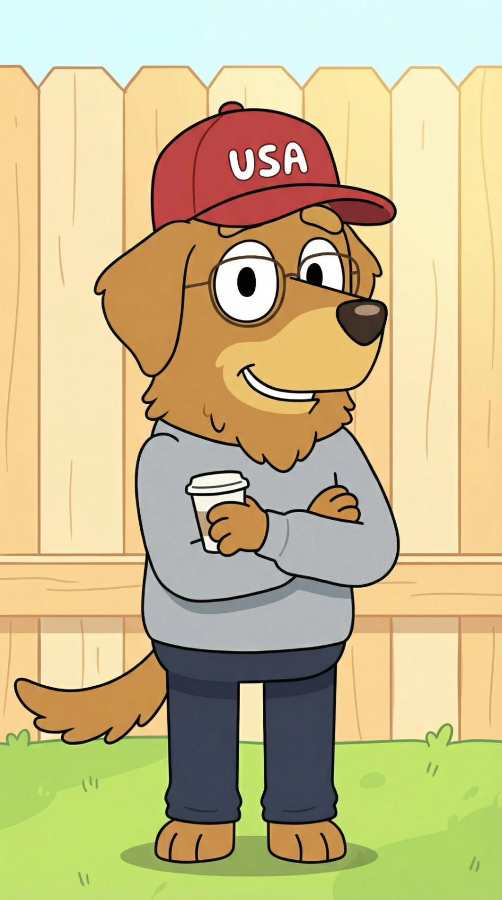 Bluey Animated TV Series Character Transformation AI generated image example
