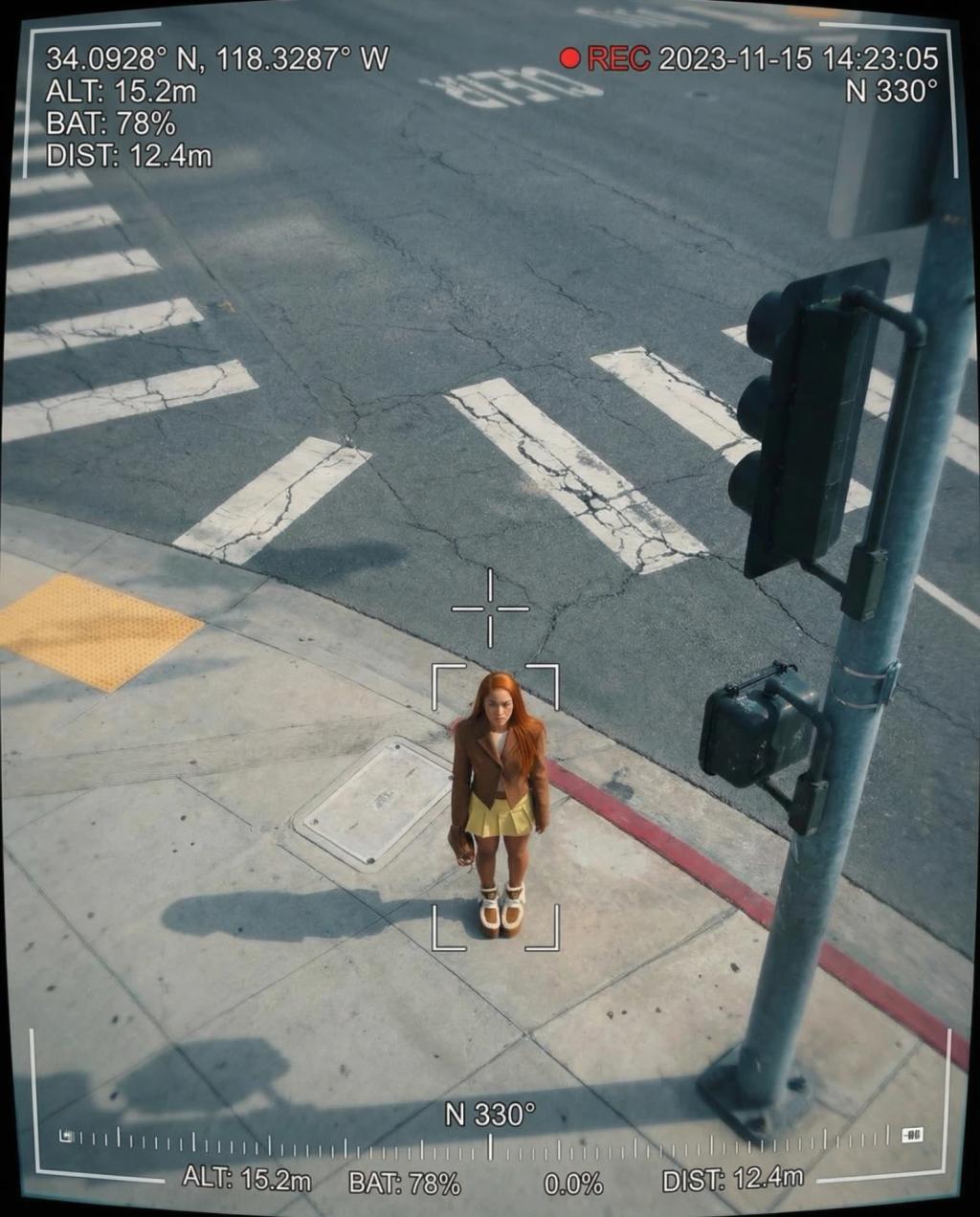Drone Surveillance Aerial Tracking POV AI generated image example