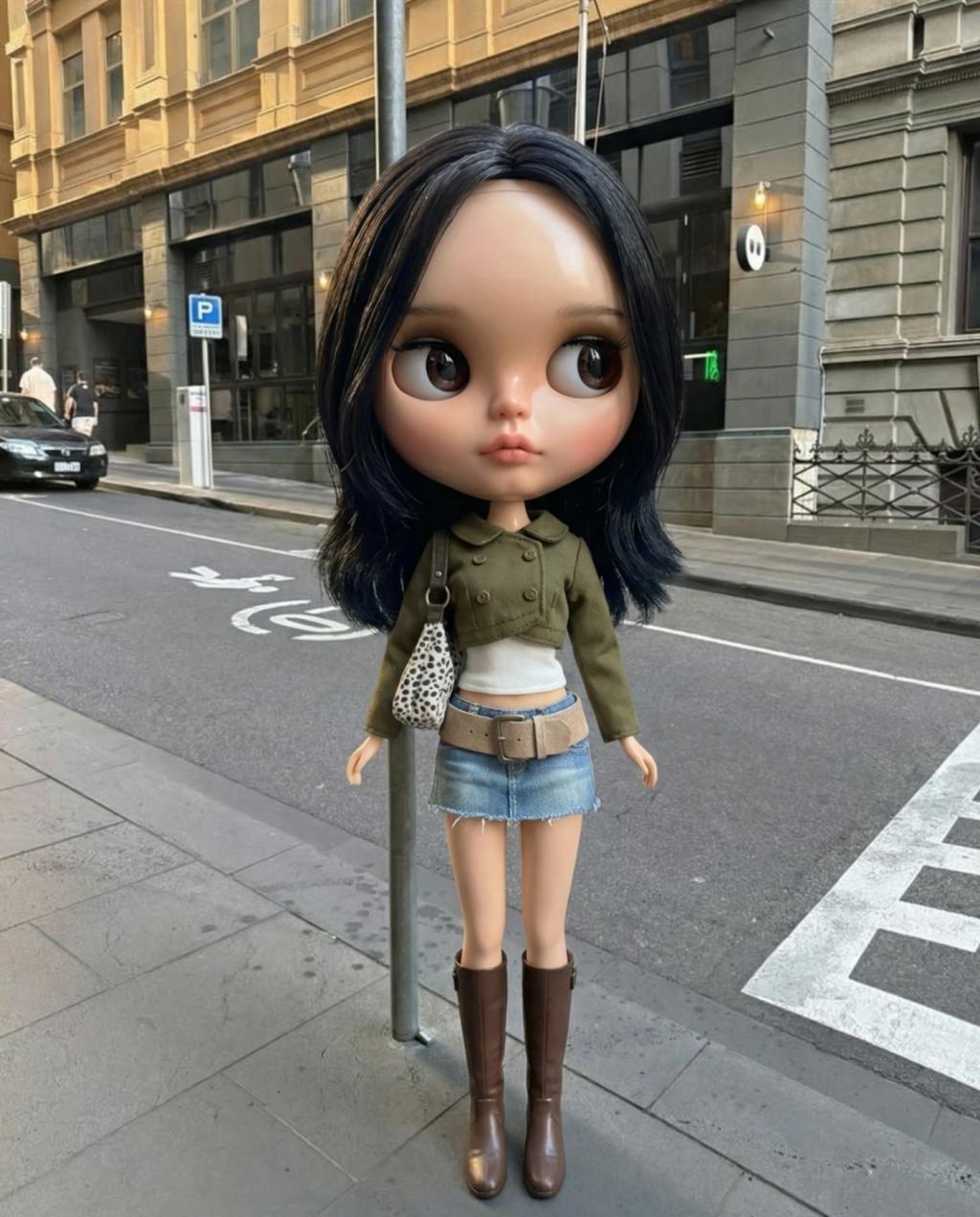 Blythe Doll Transformation AI generated image example