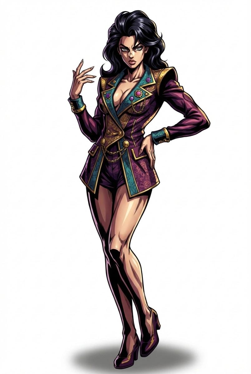Jojo's Bizarre Adventure Anime Character AI generated image example
