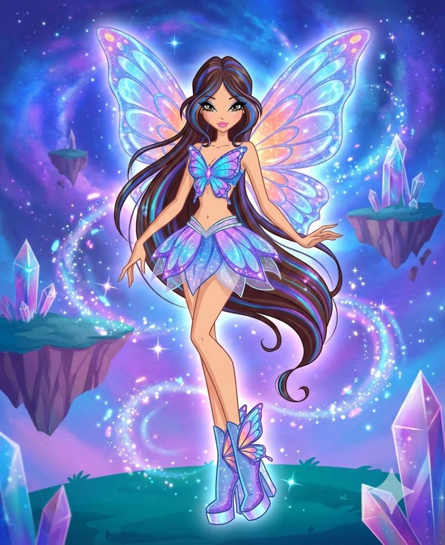 Winx Club Fairy Character (New Generation) AI generated image example