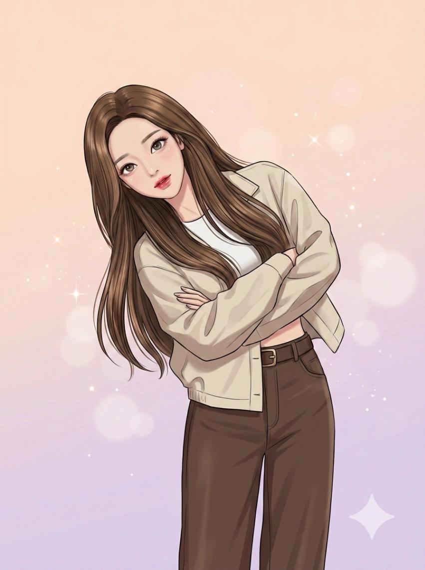 True Beauty Webtoon Character (여신강림) AI generated image example