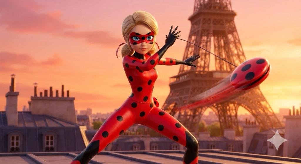 Miraculous Ladybug Character AI generated image example