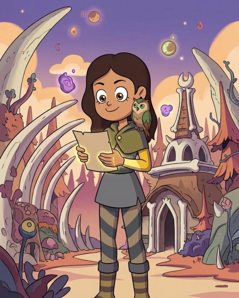 The Owl House Character AI generated image example
