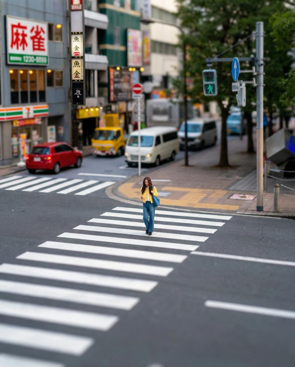 Tilt-Shift Miniature World Filter AI generated image example