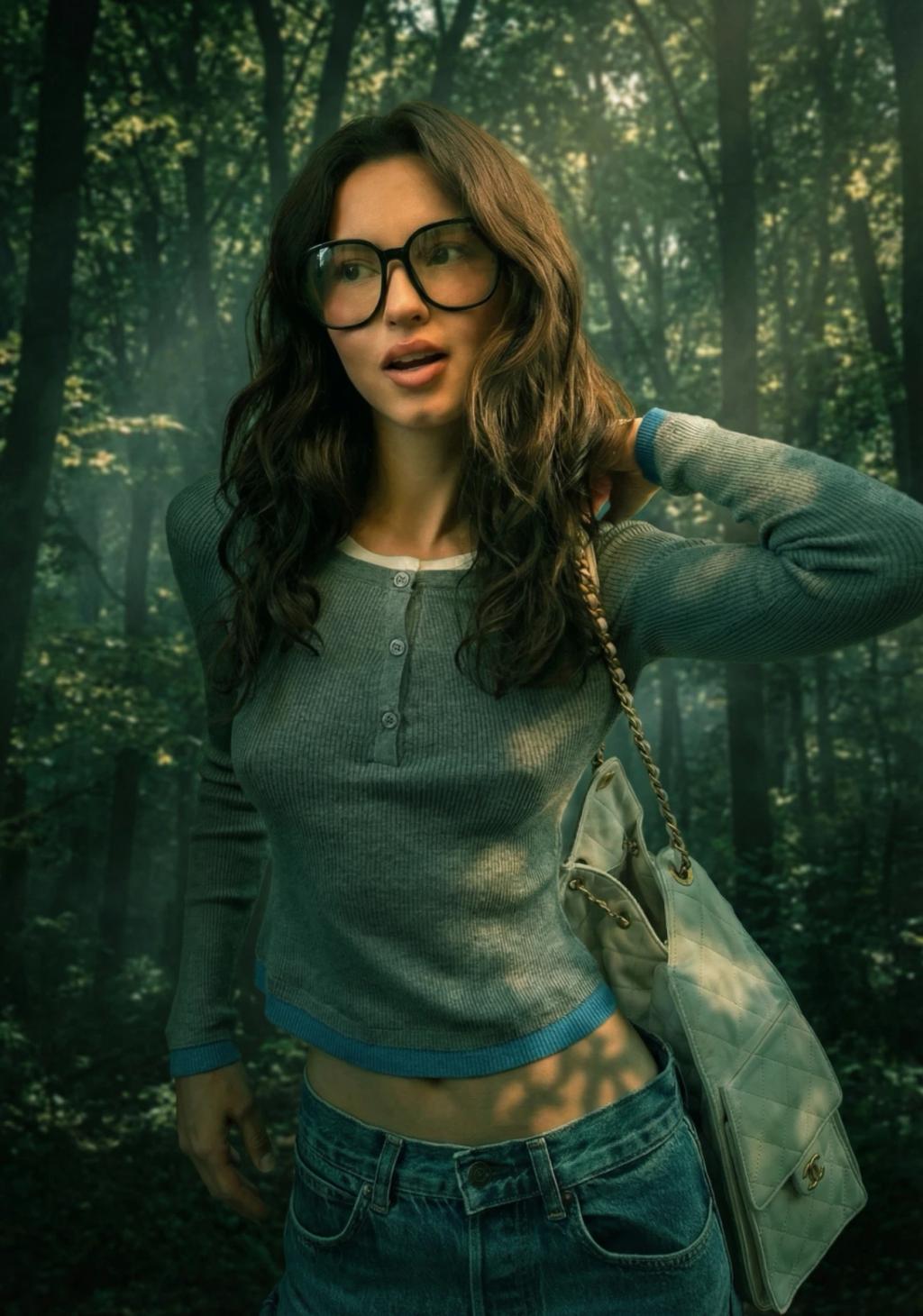 Moody Forest Green Filter AI generated image example