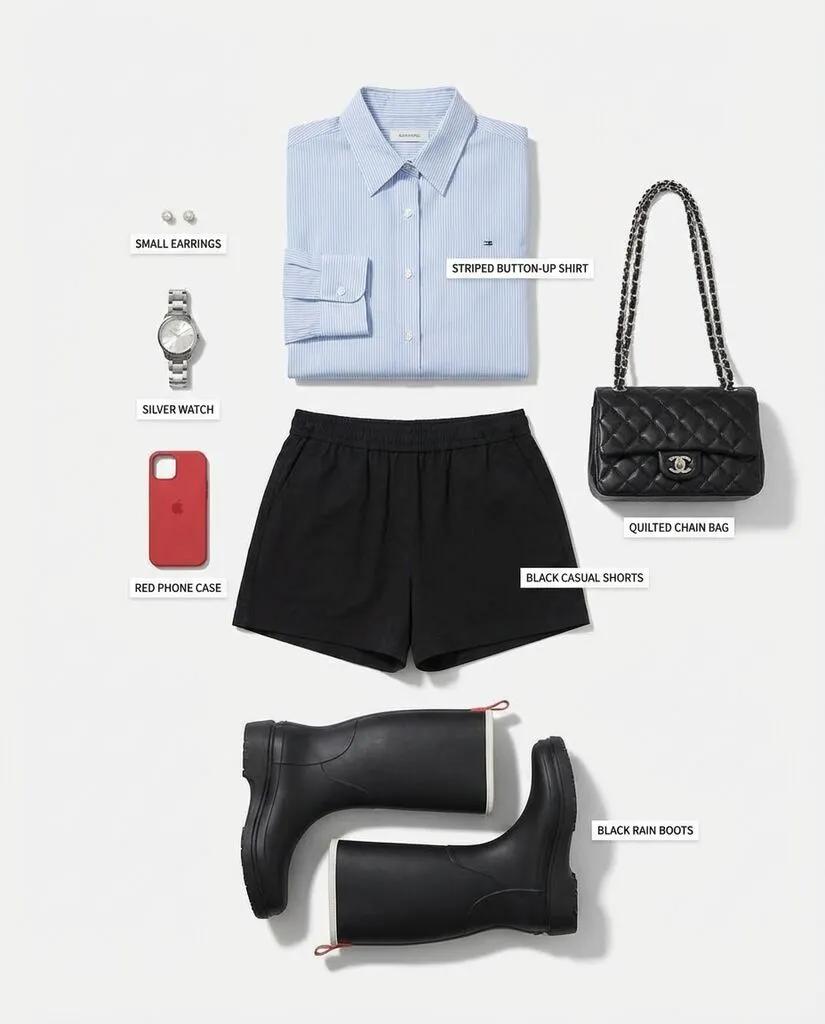 Object Extraction (Outfit Flat Lay) AI generated image example