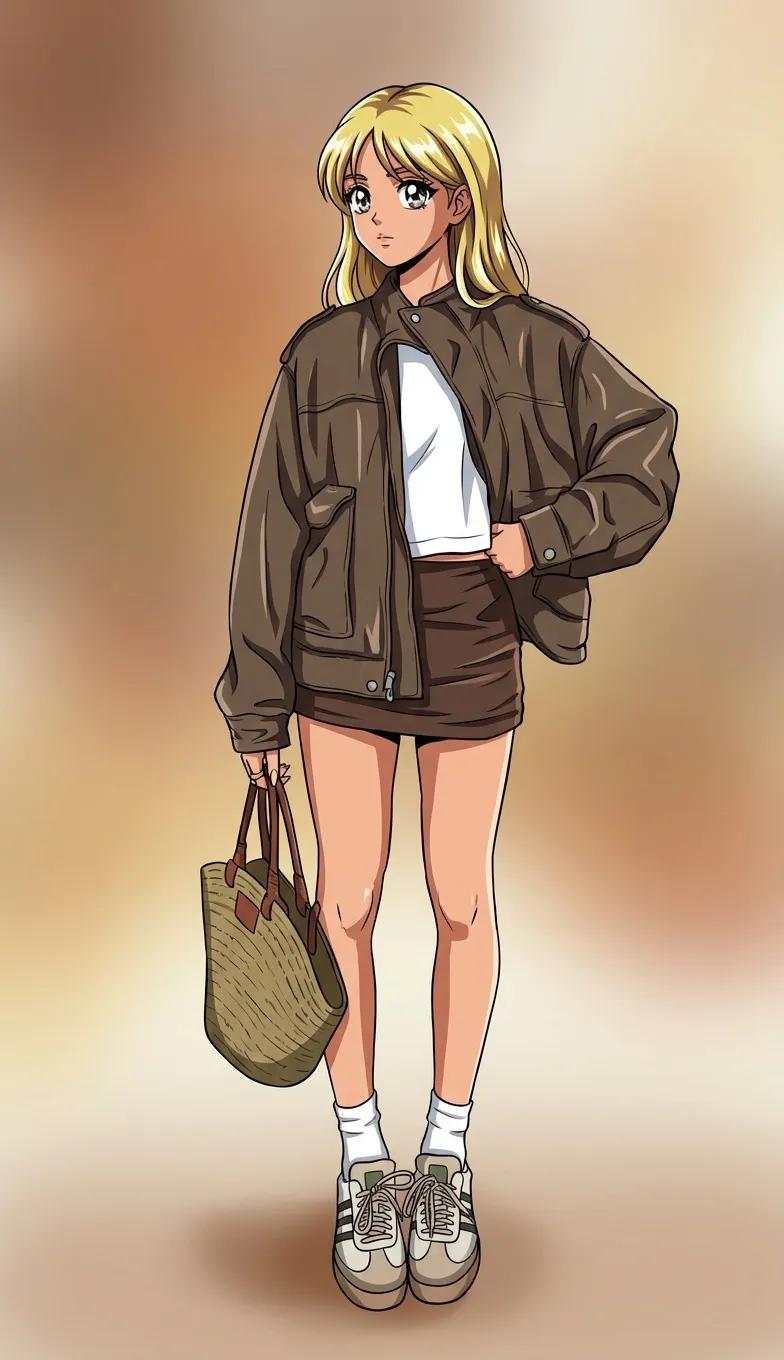Anime Cel Shading Portrait AI generated image example