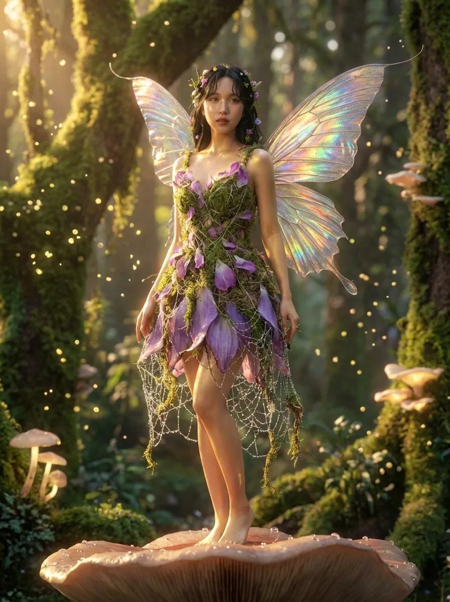 Enchanted Forest Fairy AI generated image example