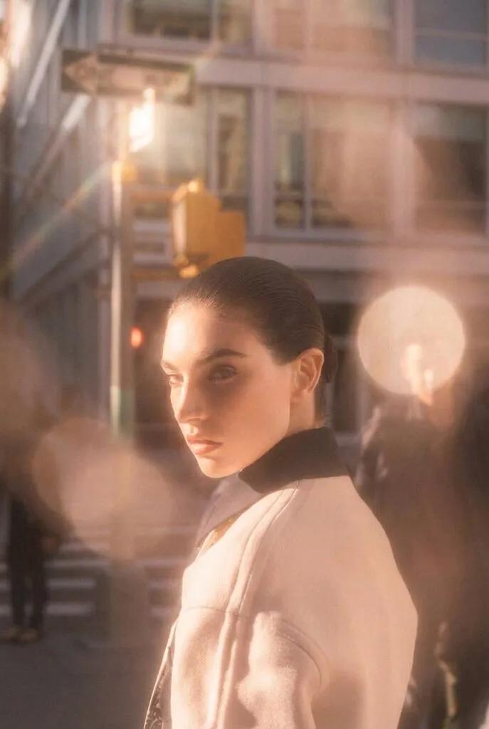 Dreamy Soft Focus Film Portrait AI generated image example