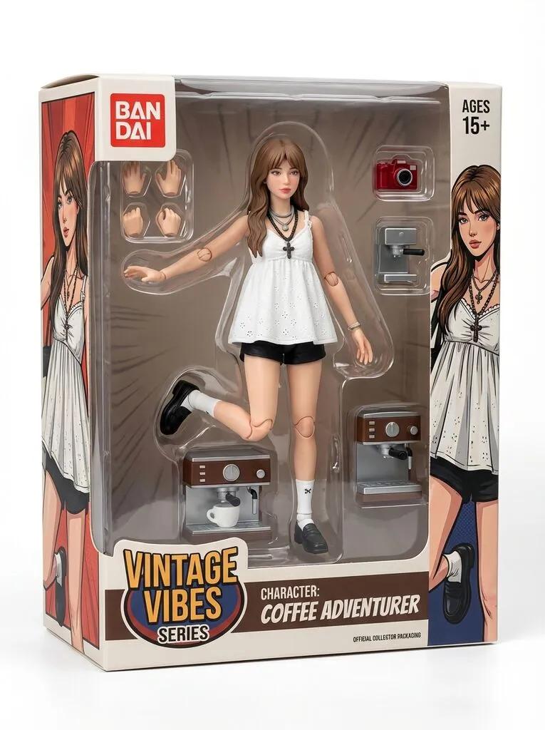 BANDAI Action Figure Box AI generated image example