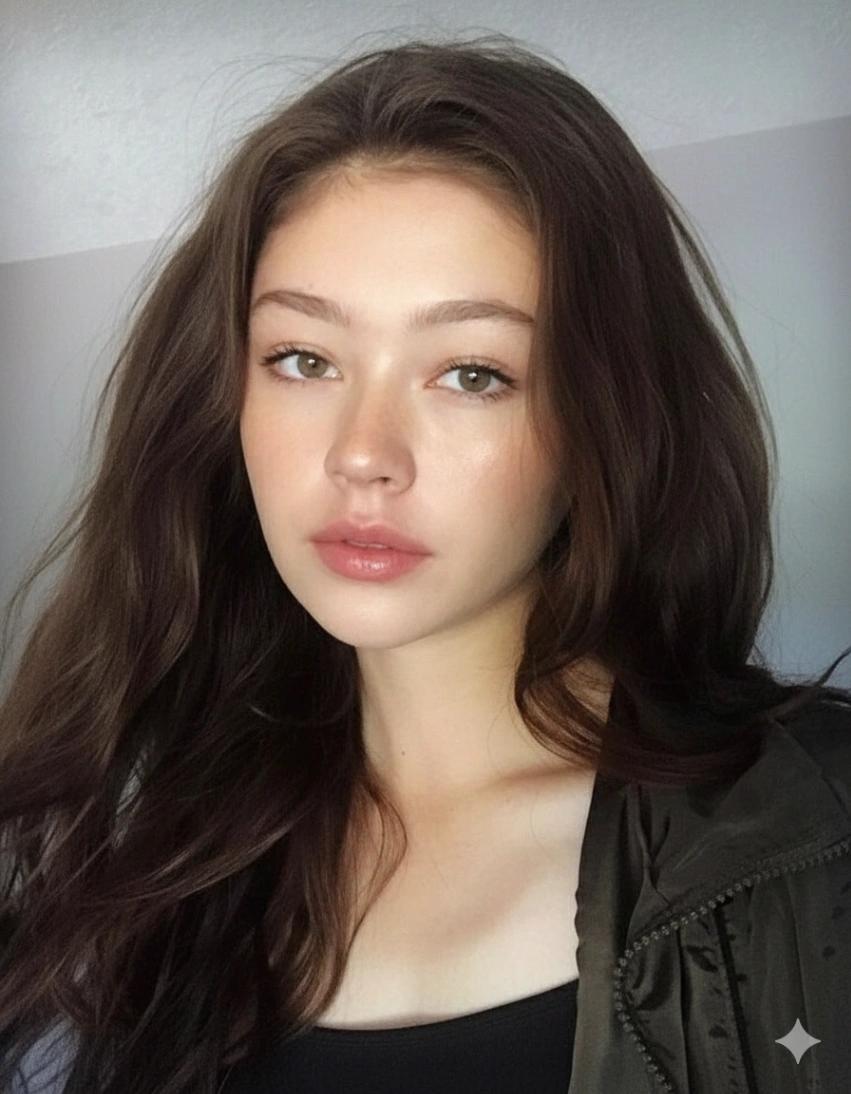 Clean Girl Makeup AI generated image example
