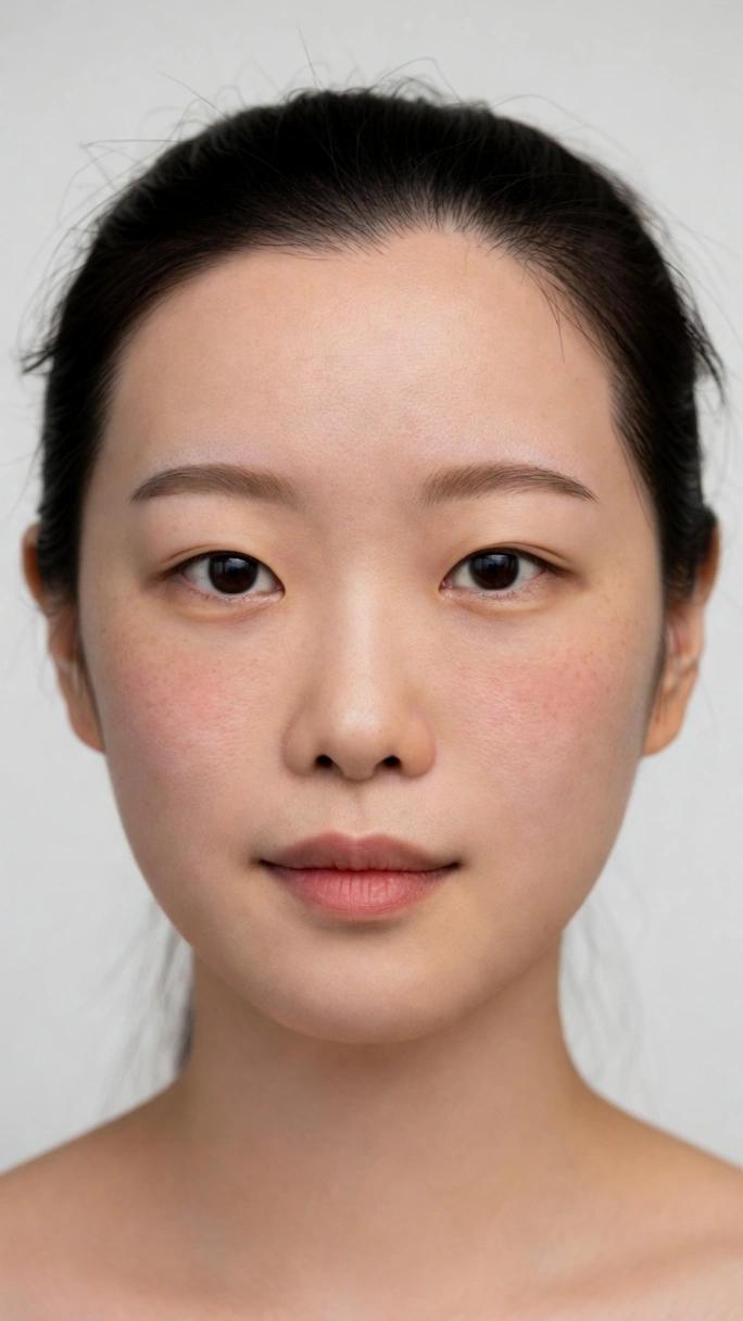 Natural Base Portrait (Korean Women) AI generated image example