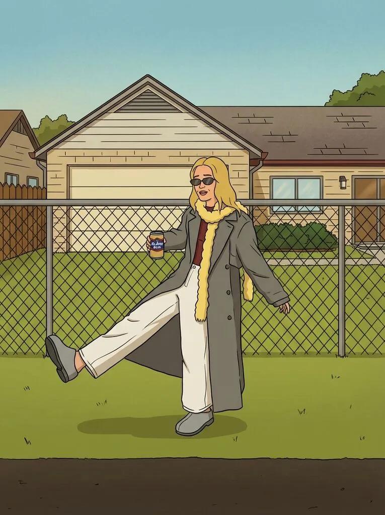 King of the Hill Arlen Neighbor AI generated image example