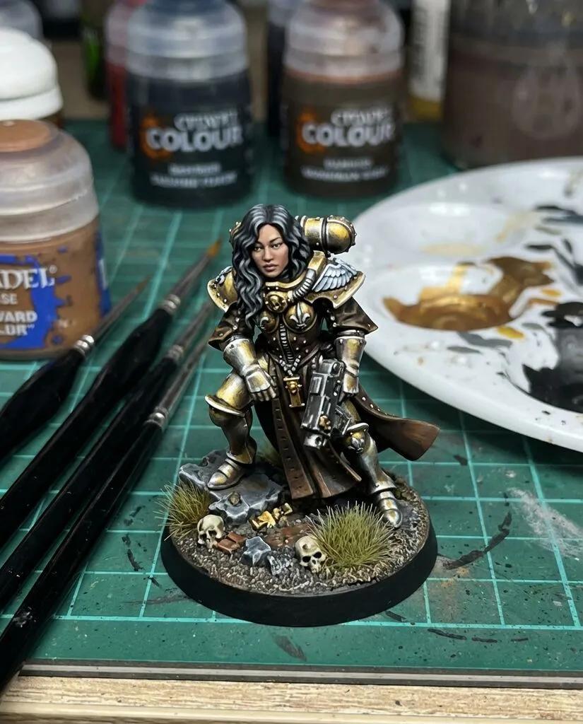 Warhammer 40K Miniature AI generated image example