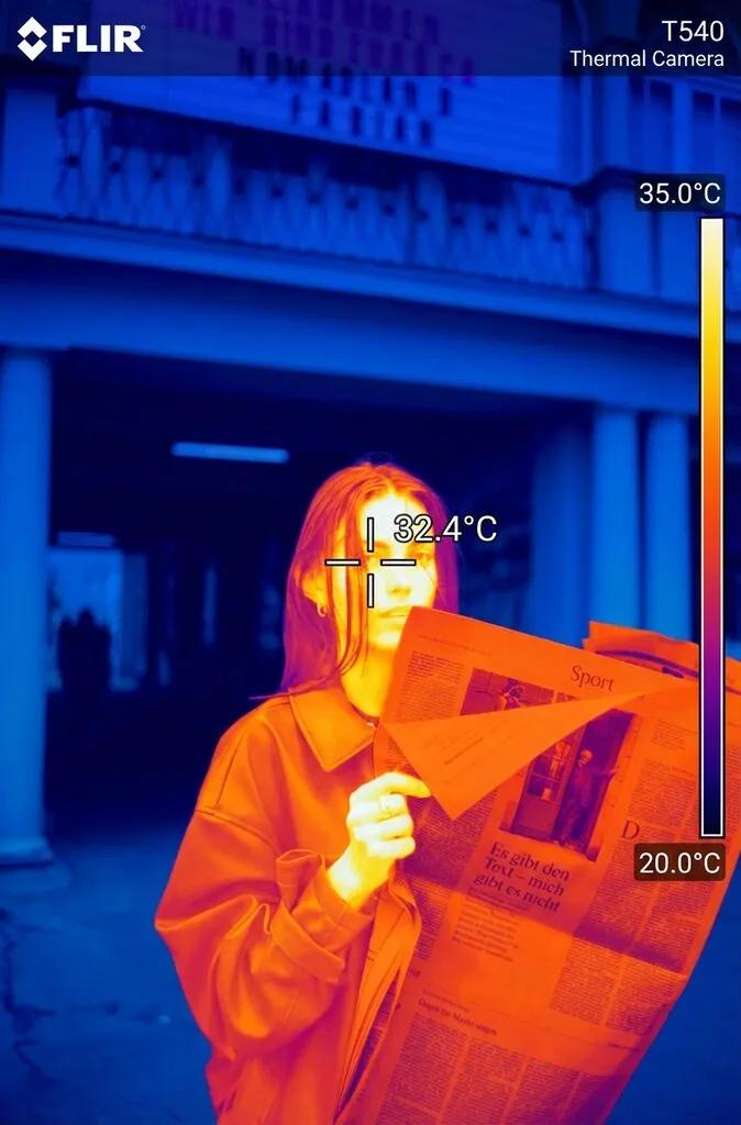 Thermal Imaging Heat Map AI generated image example