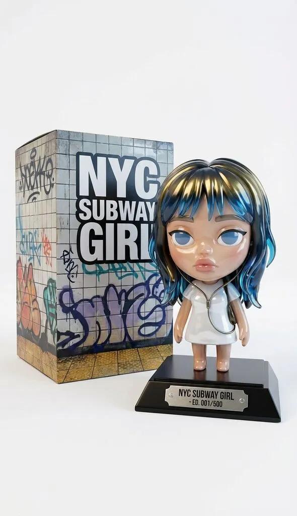 Vinyl Designer Toy Limited Edition AI generated image example