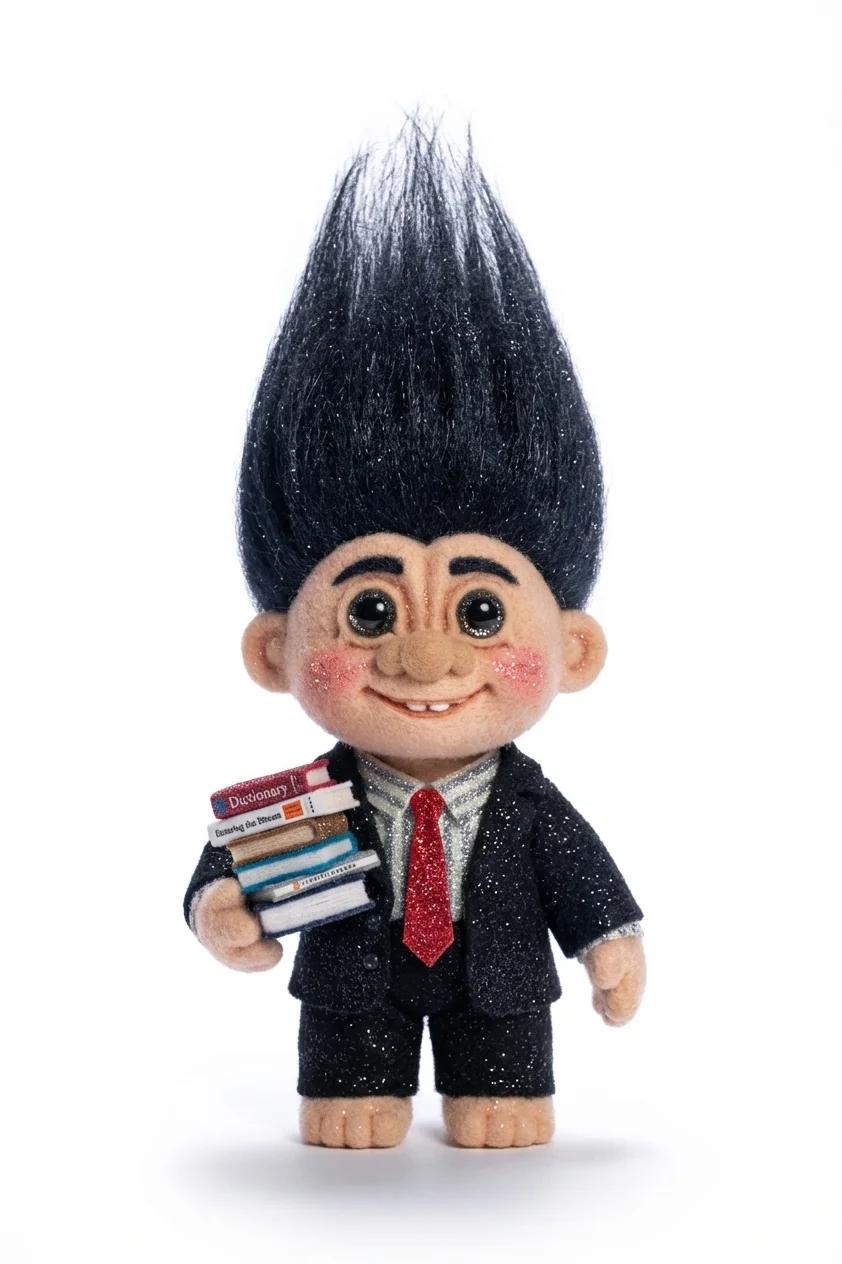 Trolls Doll Figure AI generated image example