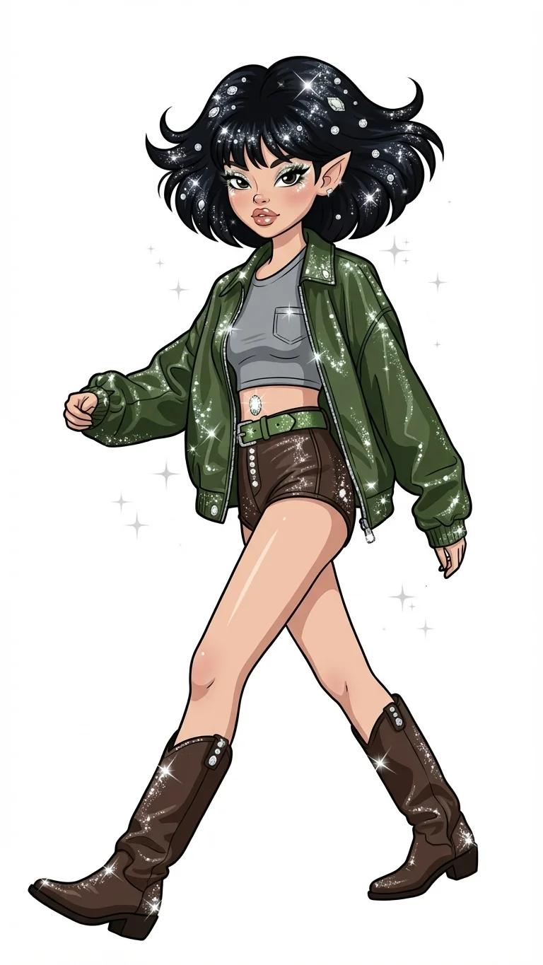 Trollz (TV Series) Character AI generated image example