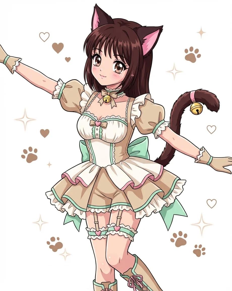 Tokyo Mew Mew Character AI generated image example