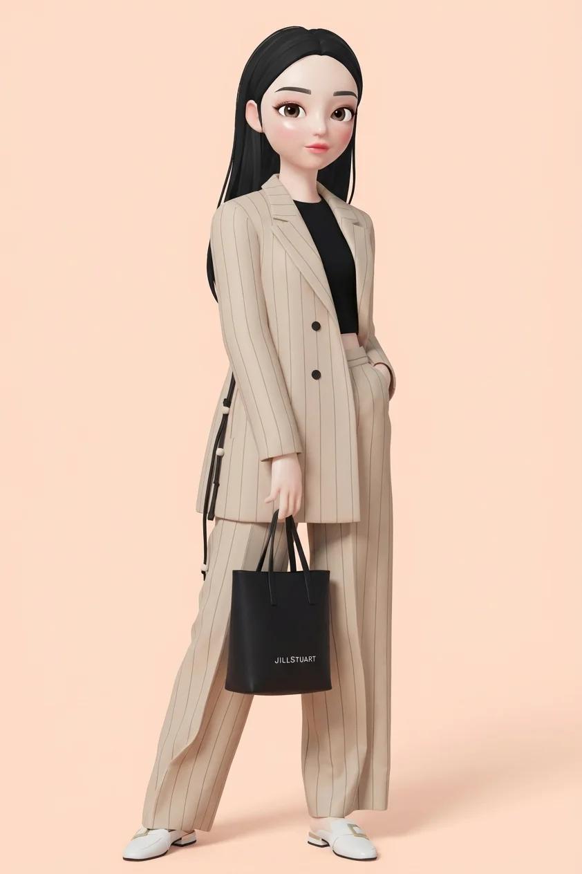 ZEPETO 3D Avatar AI generated image example